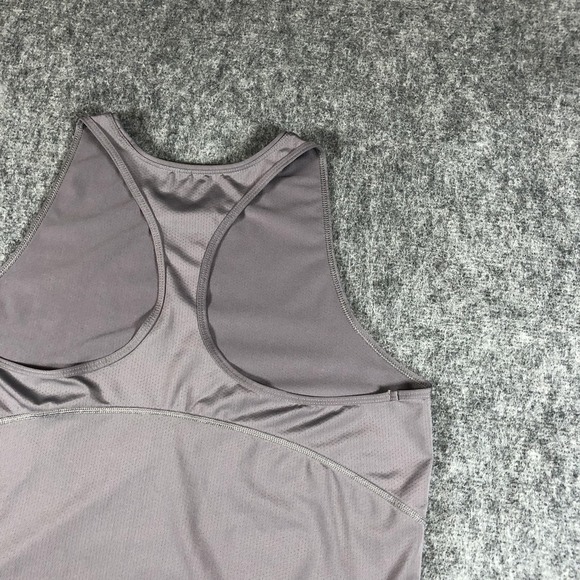 Nike Dri-FIT Tank Top Women's Large Gray‎ Racerback Running Athletic AO9966-056 - Picture 14 of 16